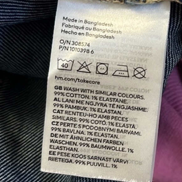 H&M Kids Ruffle Denim Jacket - Picture 4 of 4